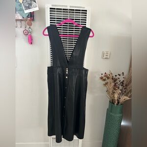 Zara Black Leather dress